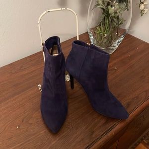 Lanvin Blue Suede Boots
